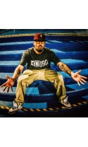 Snapback SIX NU90 Szary z szarym daszkiem / Czarne Logo