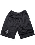 Szorty NU BASKET Czarne / Srebrne Logo
